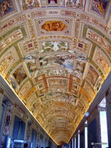 Plafon in Muzeele Vaticanului