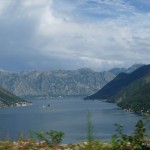 golful vazut de pe munti