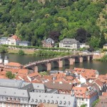 Podul vechi vazut de la castel