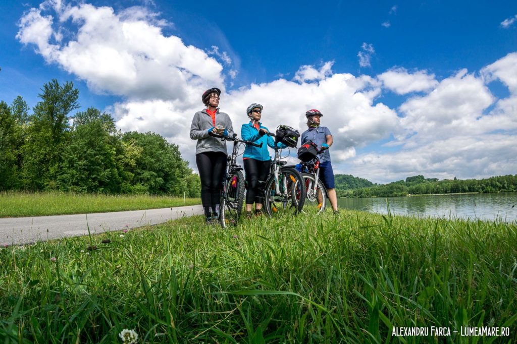Cu familia pe biciclete, între Passau și Viena